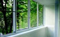 Балконное остекление алюминиевым профилем