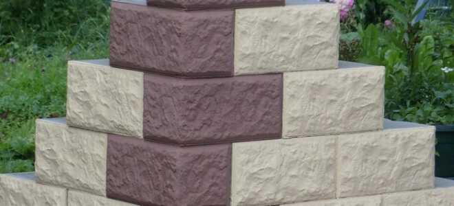 Фасадный пеноблок с облицовочной стороной