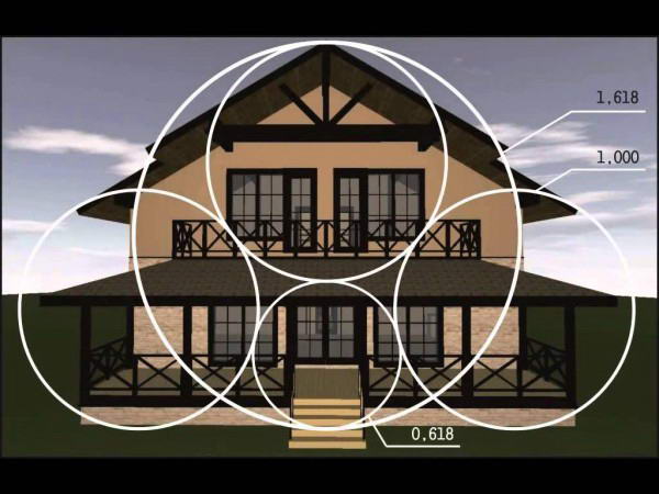 "Золотые" пропорции в проектировании крыши дома