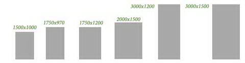 Стандартные размеры листов плоского асбестоцемента