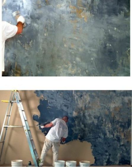 венецианская штукатурка фото в интерьере квартиры