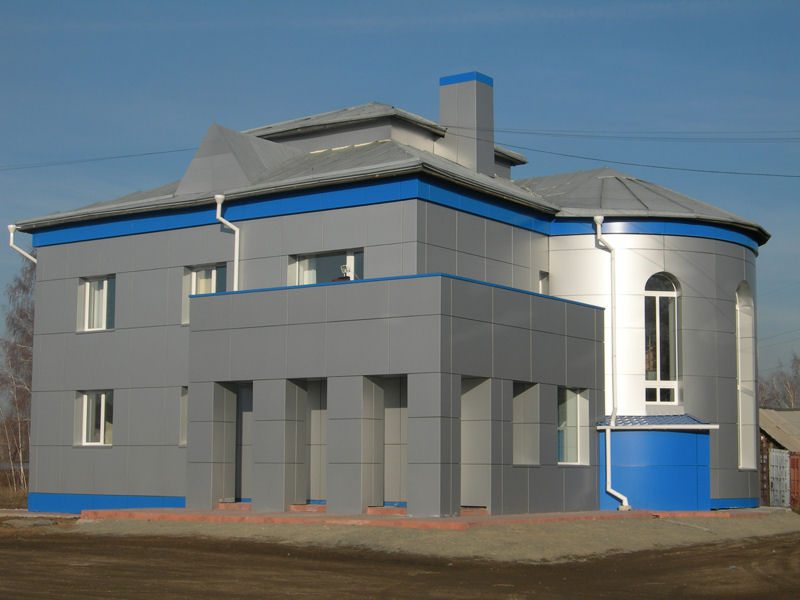 современная отделка фасадов